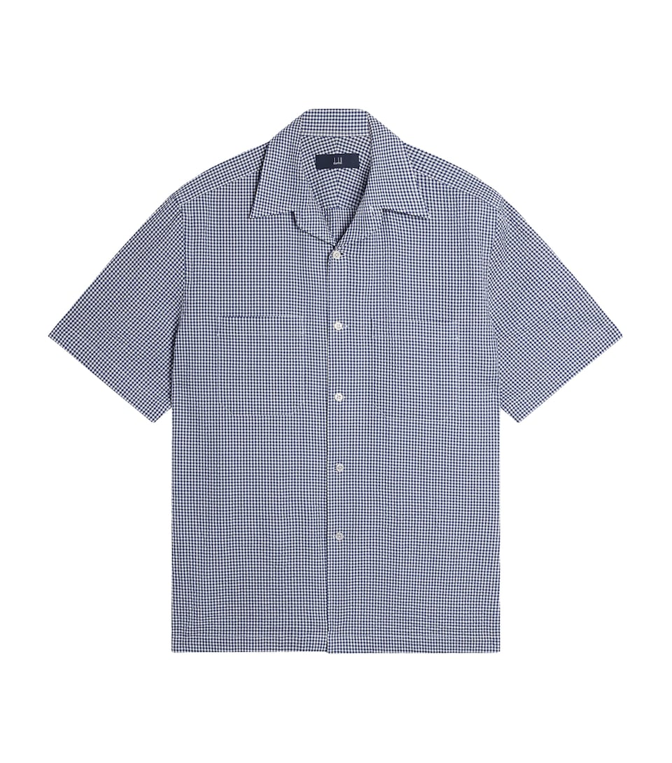 Dunhill Mens Cotton Gingham Shirt