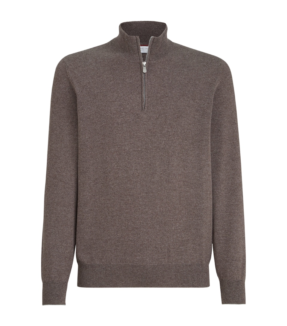 Cashmere Half-Zip Sweater