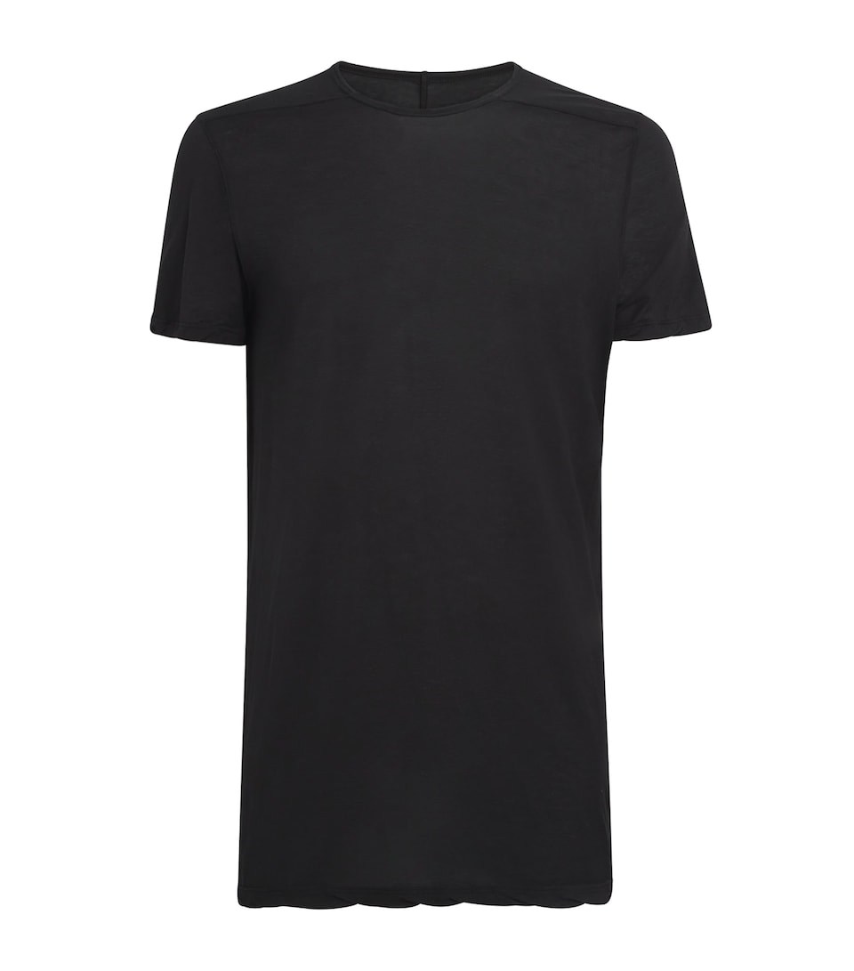 Rick Owens Mens Cotton Level T-Shirt Black