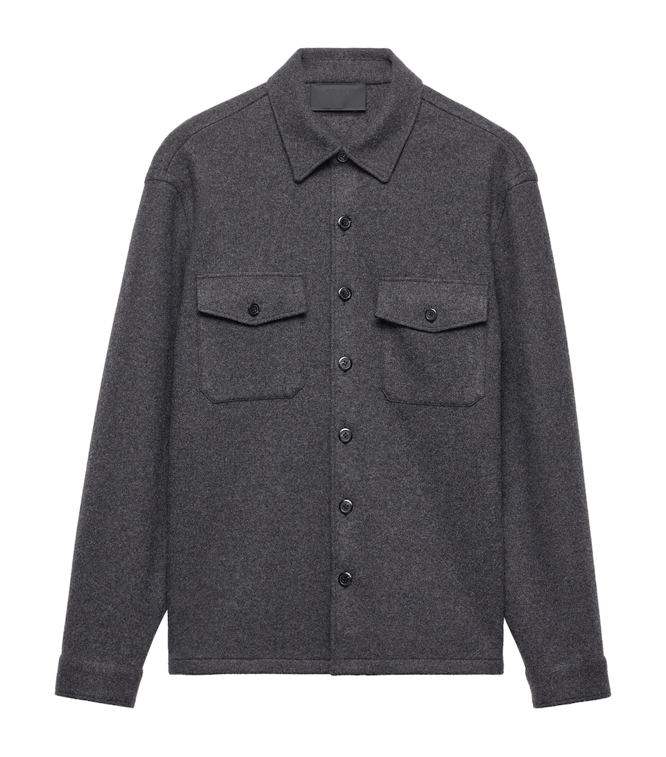 Wool-Cashmere Overshirt