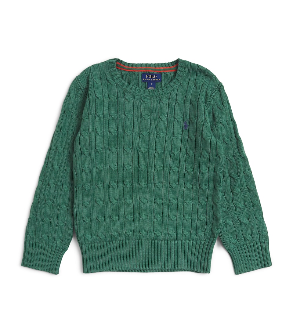Ralph Lauren Kids Cotton Cable-Knit Sweater (2-7 Years) Verano