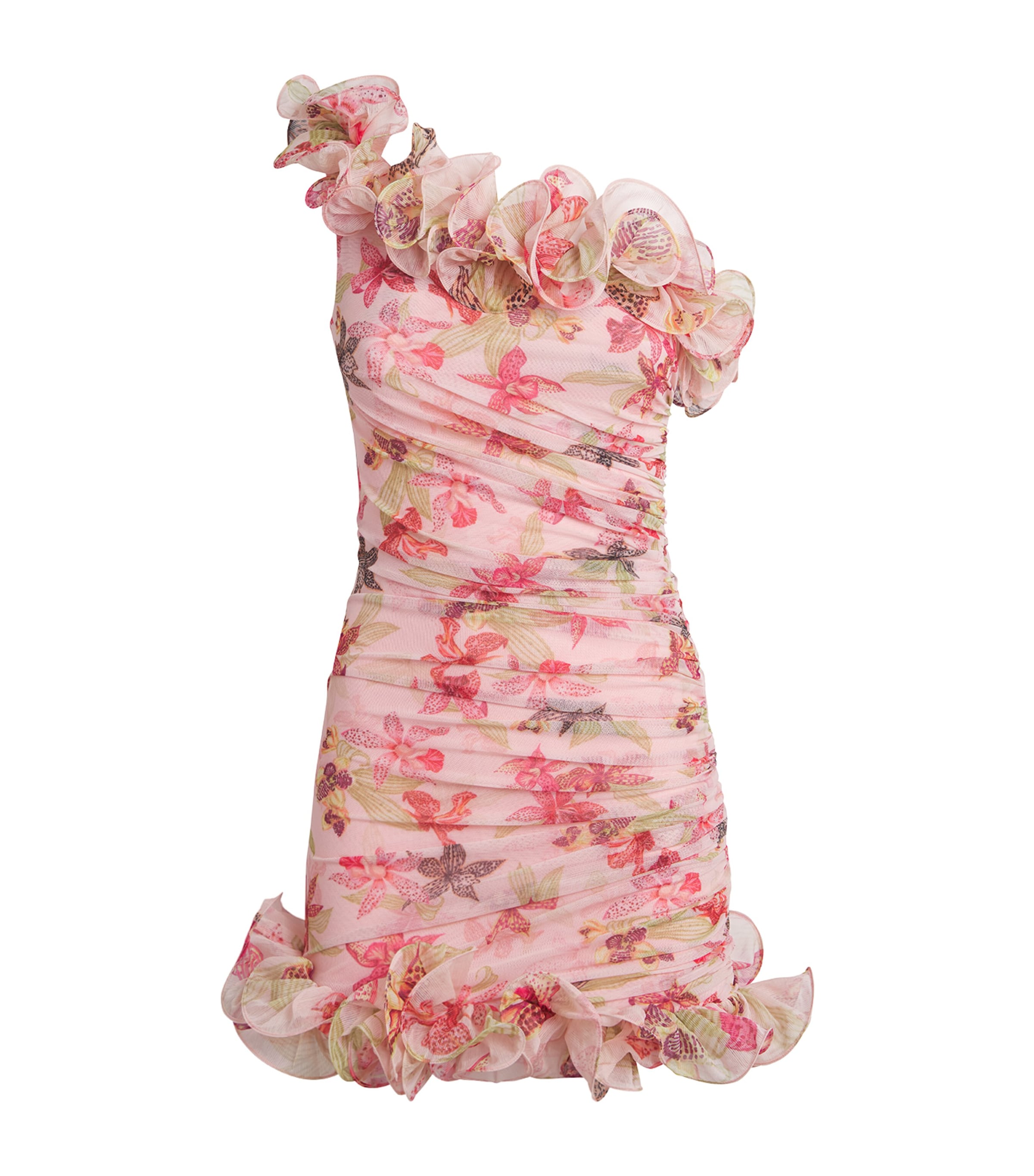 PatBO Womens Orchid Bloom Mini Dress Rose