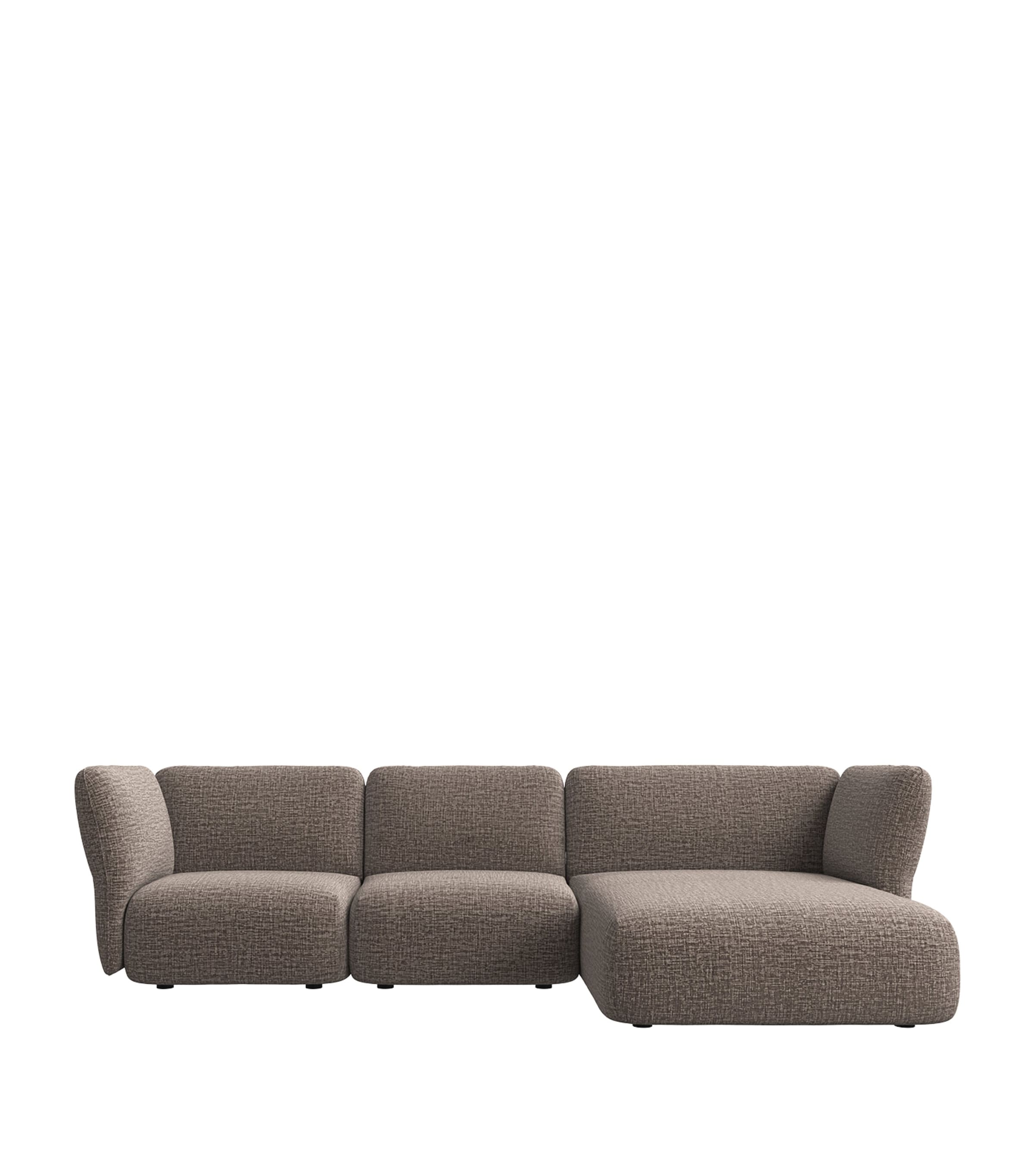 BoConcept Paraggi Chaise Longue 3-Seater Sofa Brown