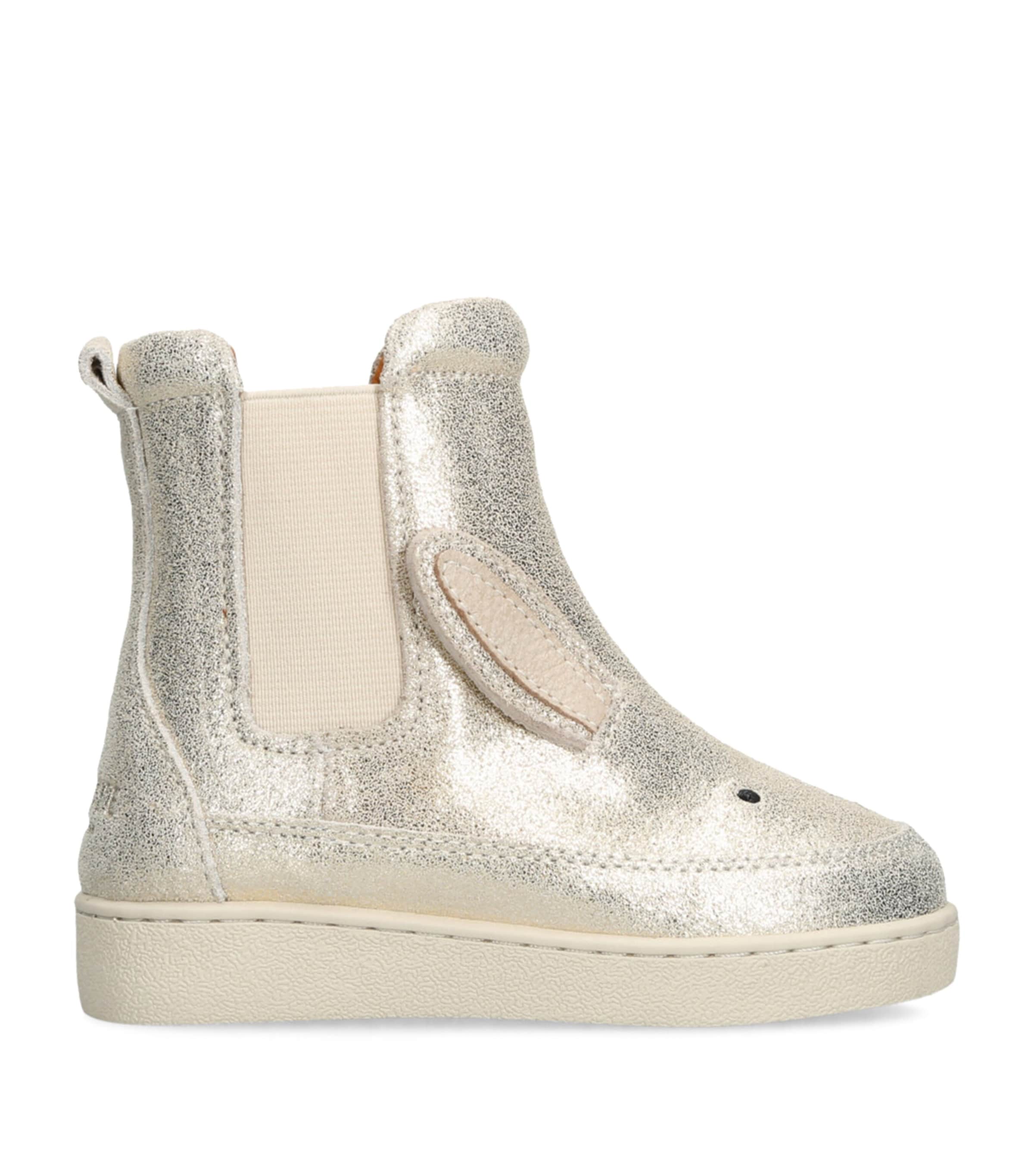 Leather Kheera Bunny Boots