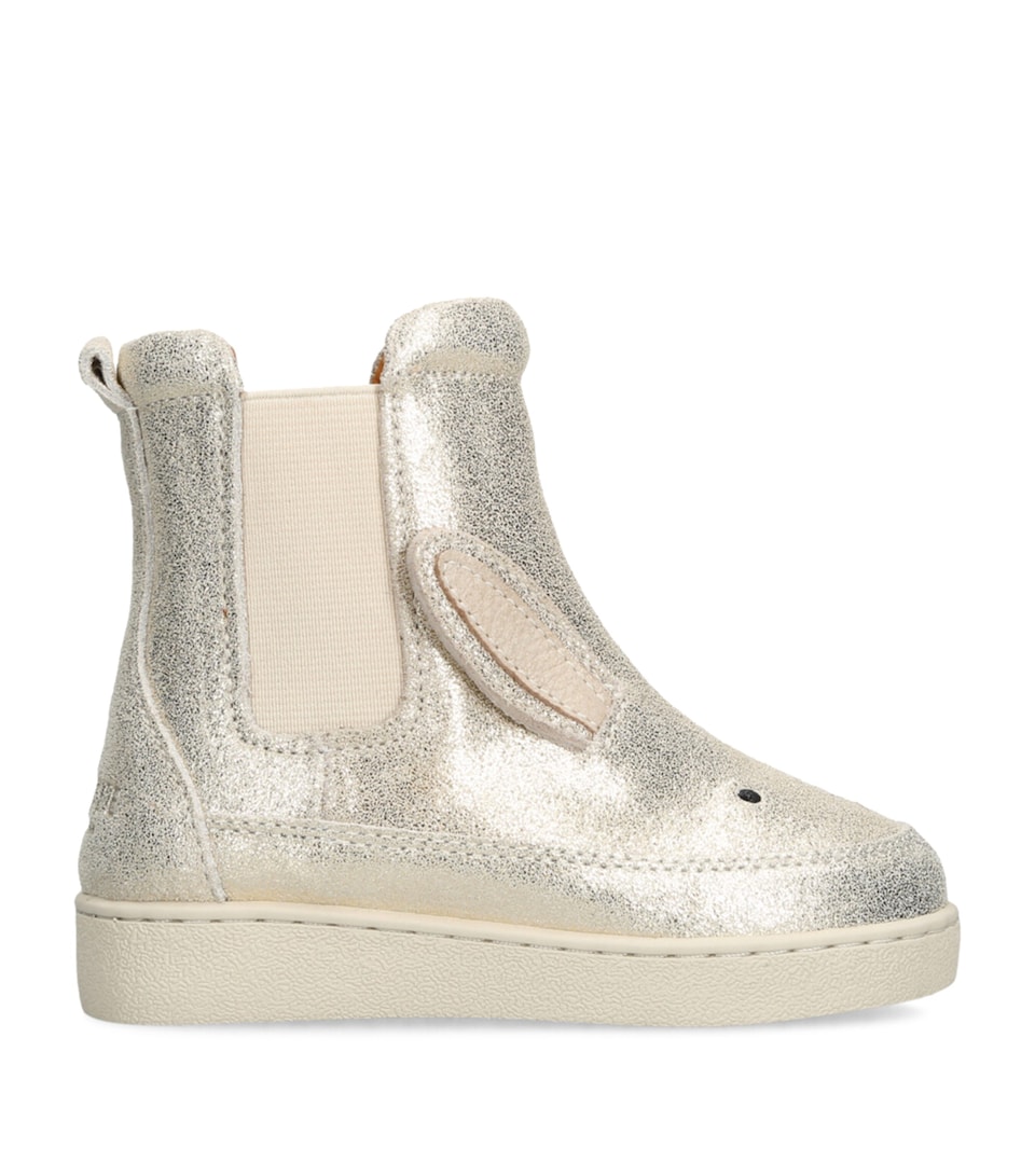 Leather Kheera Bunny Boots