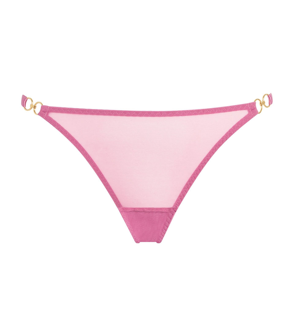 Bordelle Womens Zenna Thong Raspberry