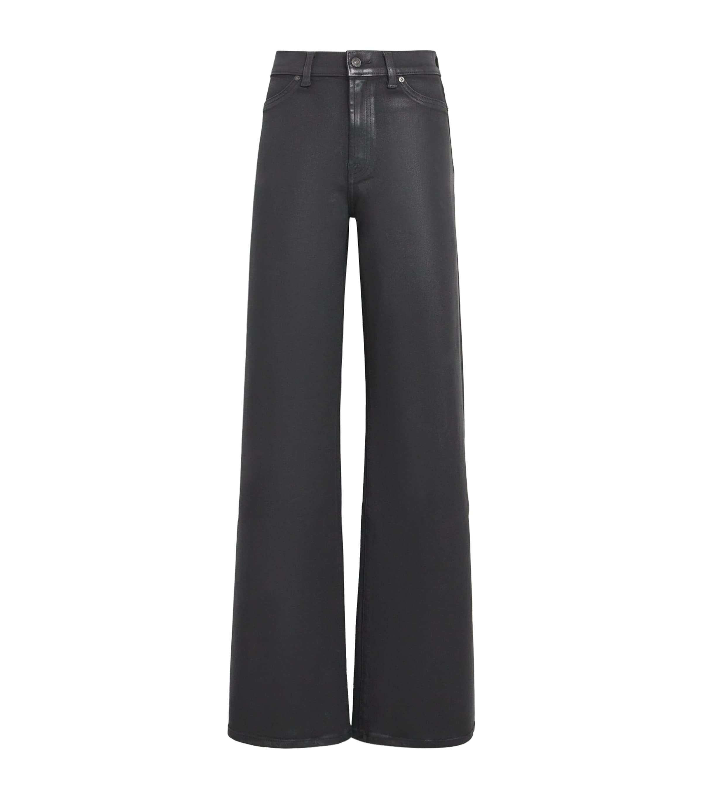 Coated Lotta Wide-Leg Jeans