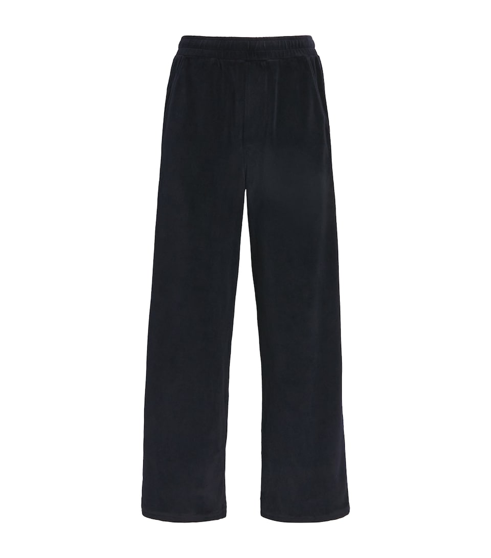 Citizens of Humanity Womens Velour Drawstring Brynn Trousers Nott Notte Dk Navy