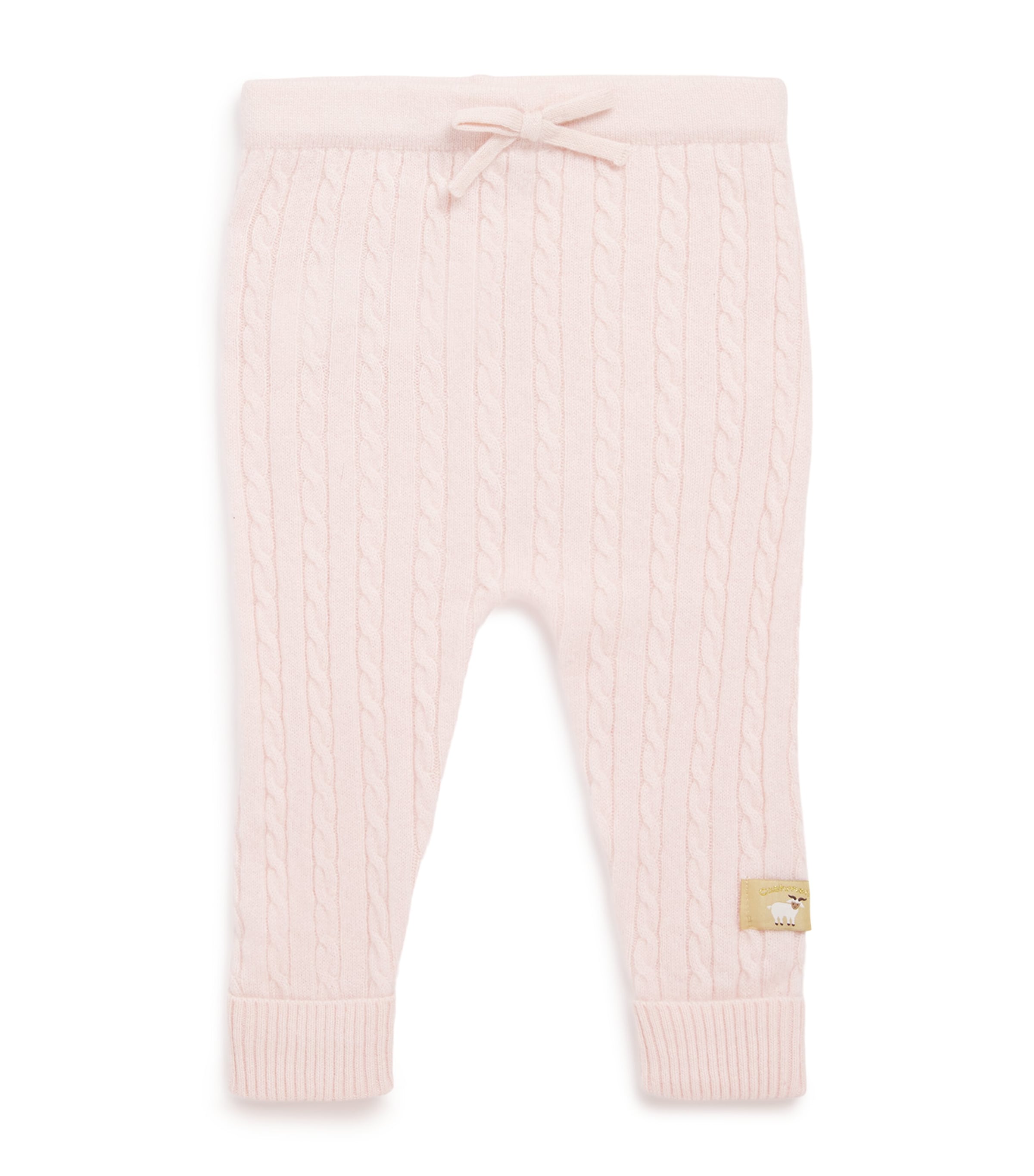 Cashmere Cable-Knit Leggings (0-12 Months)