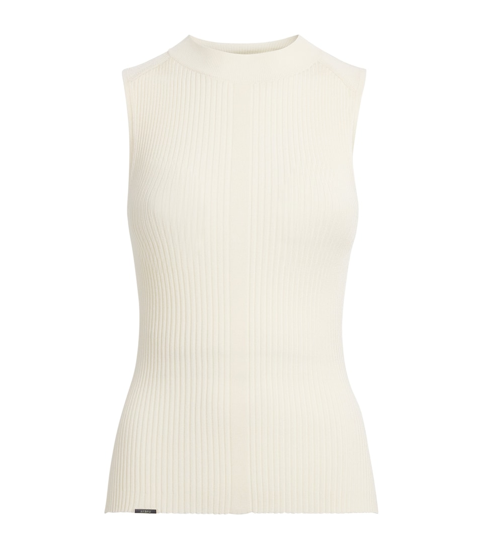 Sleeveless Rib-Knit June Top