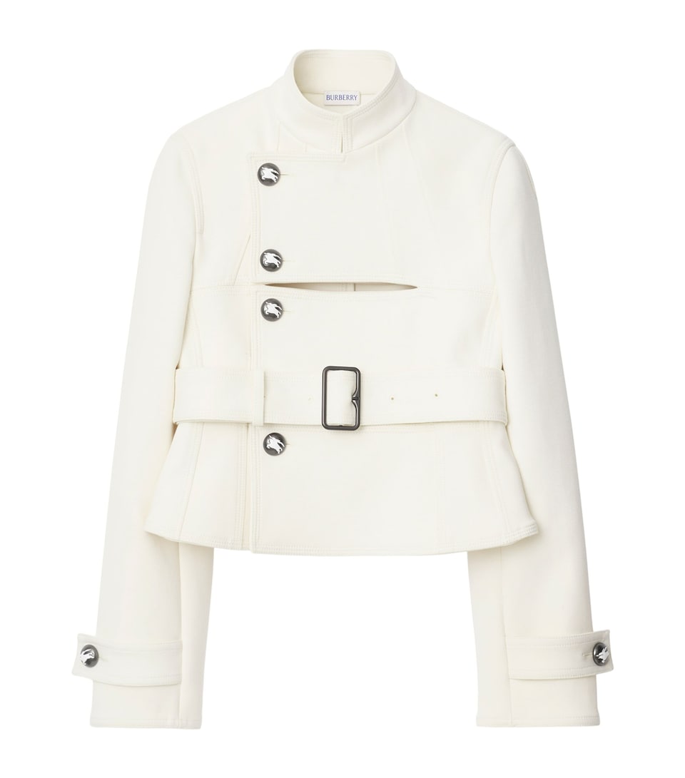Cotton-Blend Tailored Jacket