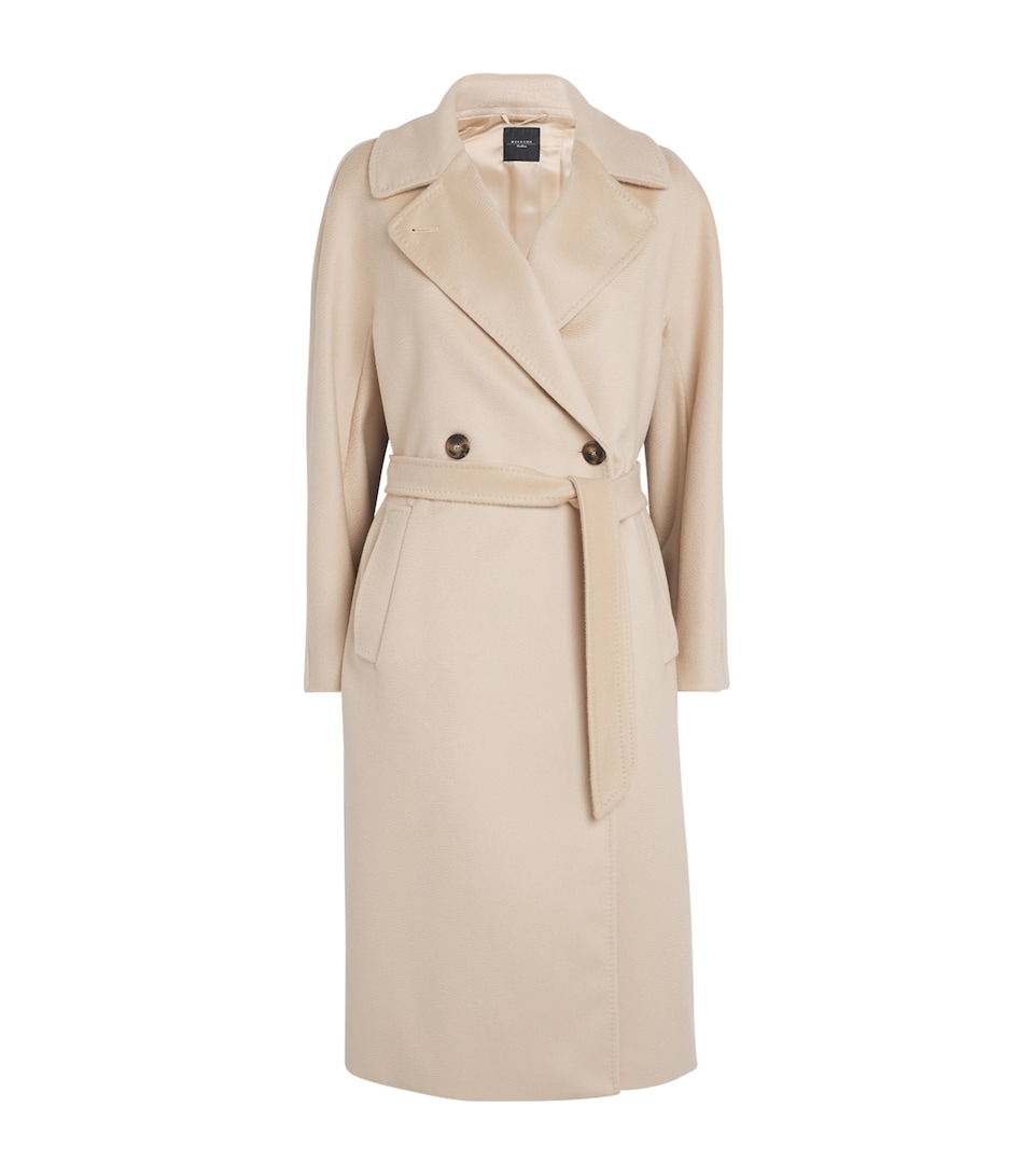 Virgin Wool Belted Coat