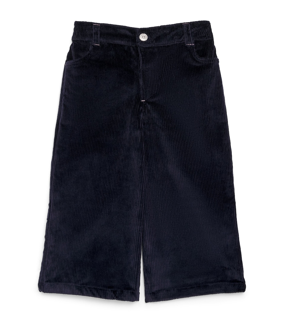 Copenhagen Colors Corduroy Wide-Leg Trousers (2-8 Years) Navy