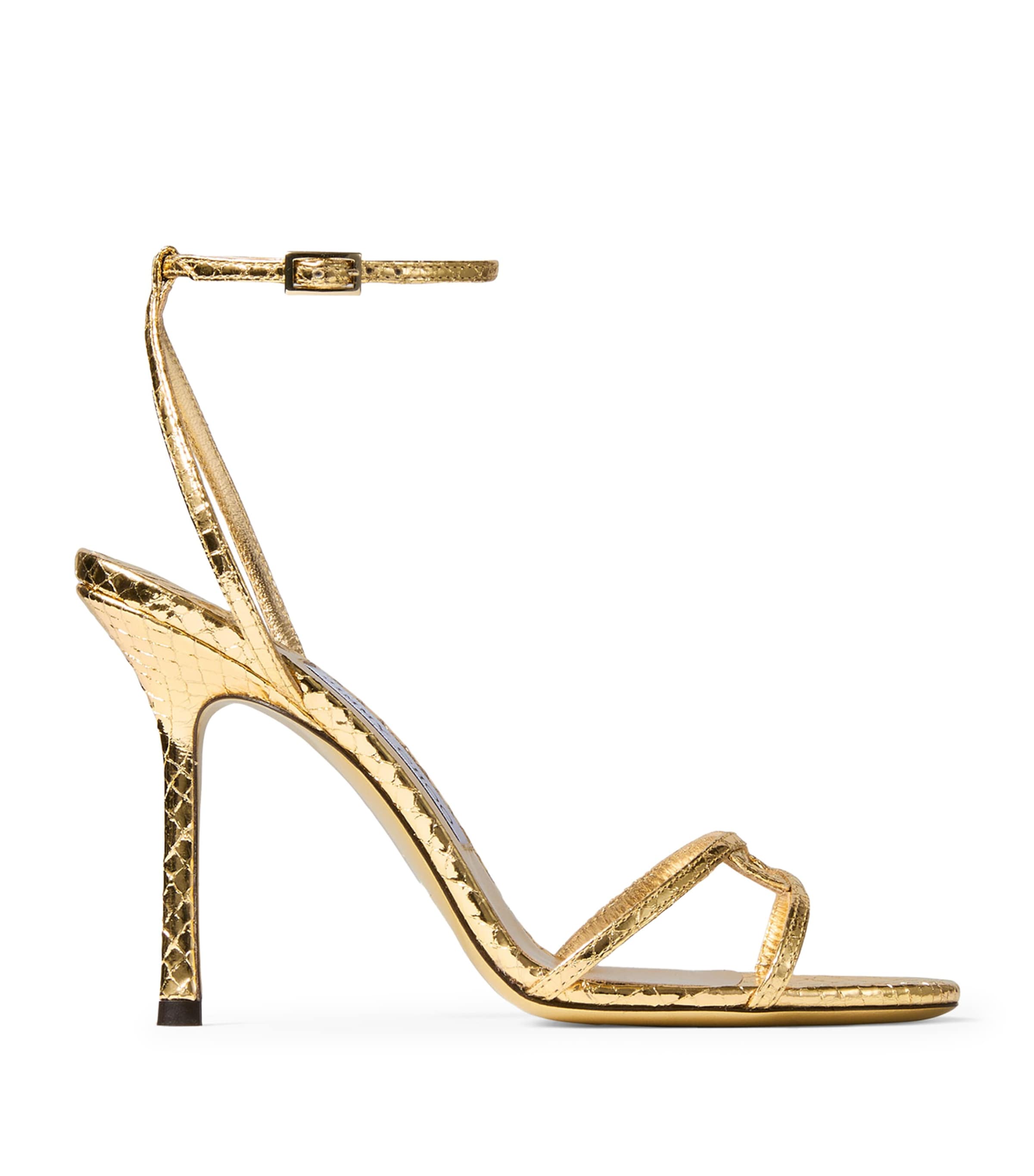 1998 Leo 100 Leather Heeled Sandals