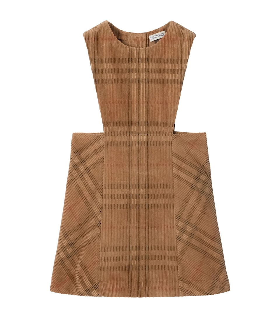 Corduroy Check Dress (3-12 Years)