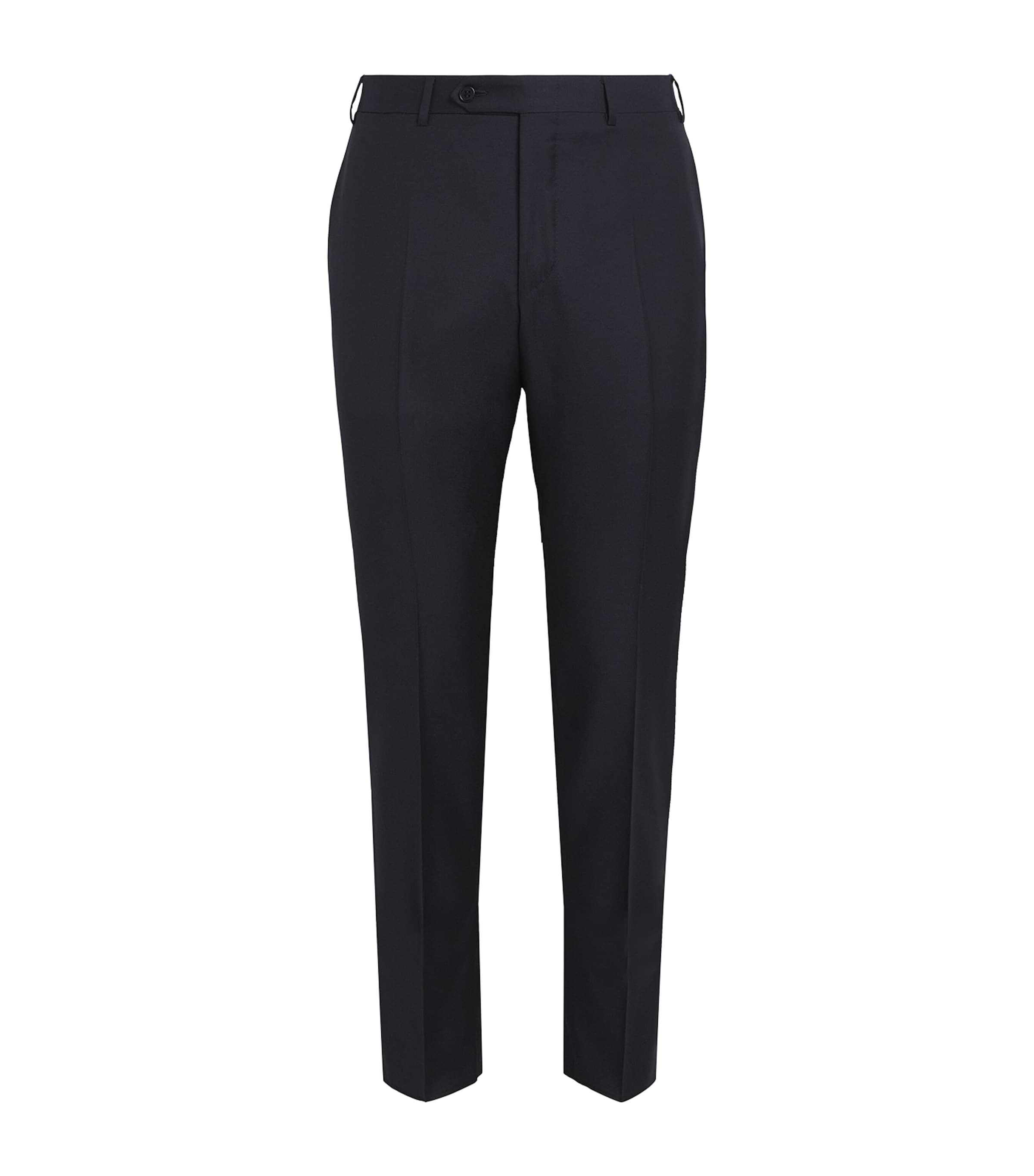 Wool Straight Trousers