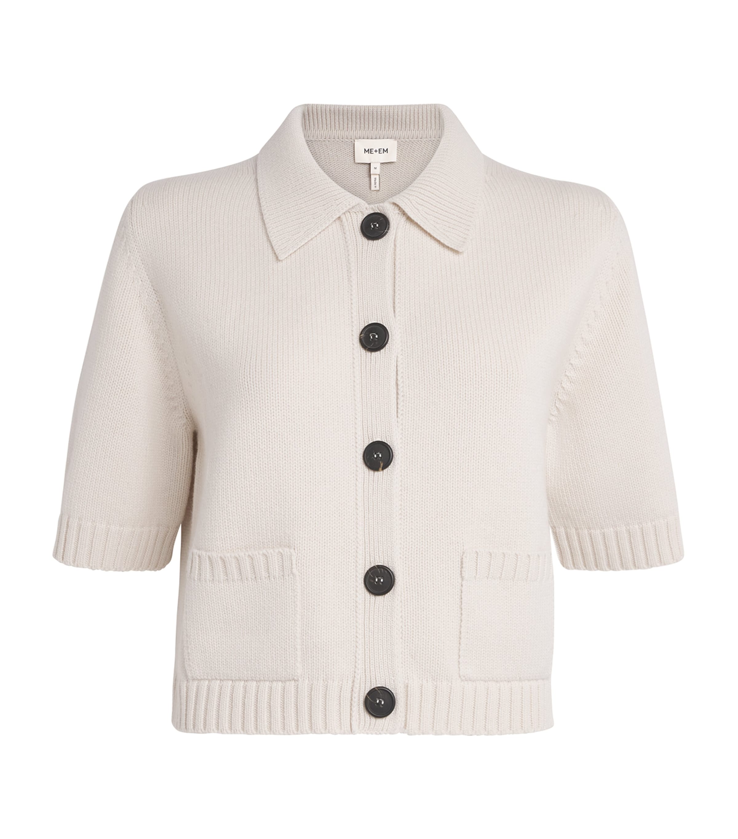 Merino Wool-Cashmere Cropped Jacket
