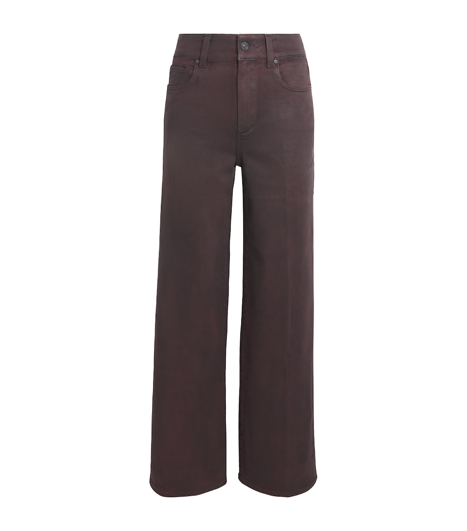Coated Sasha Wide Jeans