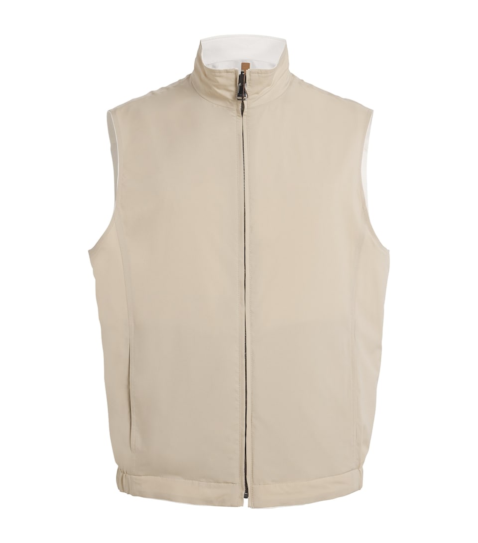 Linen-Silk Gilet
