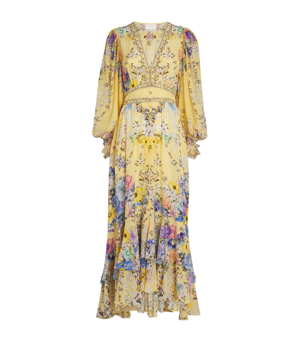 Silk Darling Buds Maxi Dress