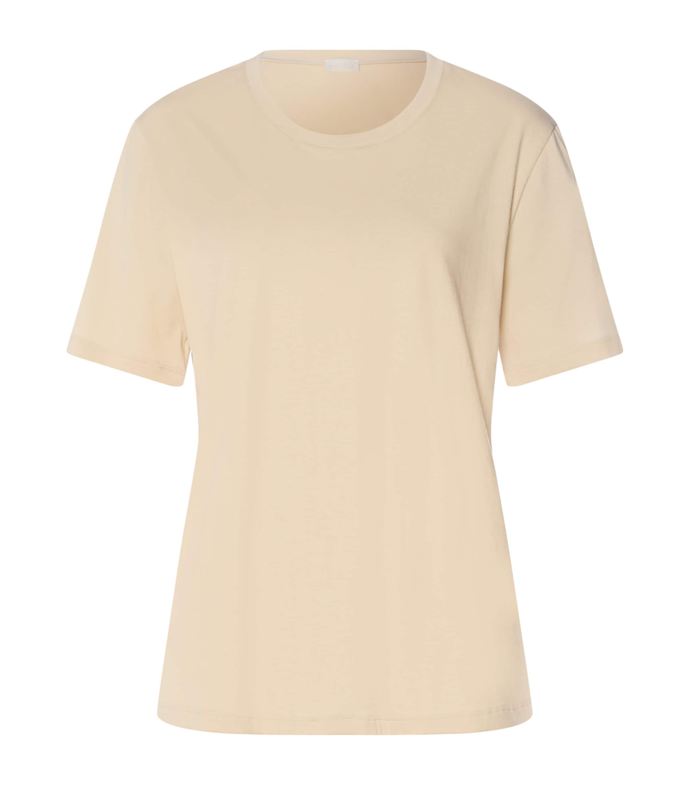 Hanro Womens Organic Cotton Crew-Neck T-Shirt Oyster Gray