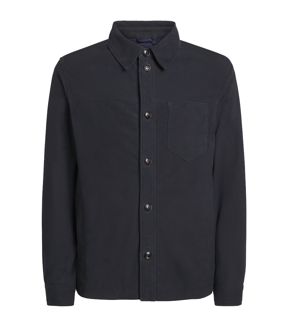 Suede Overshirt