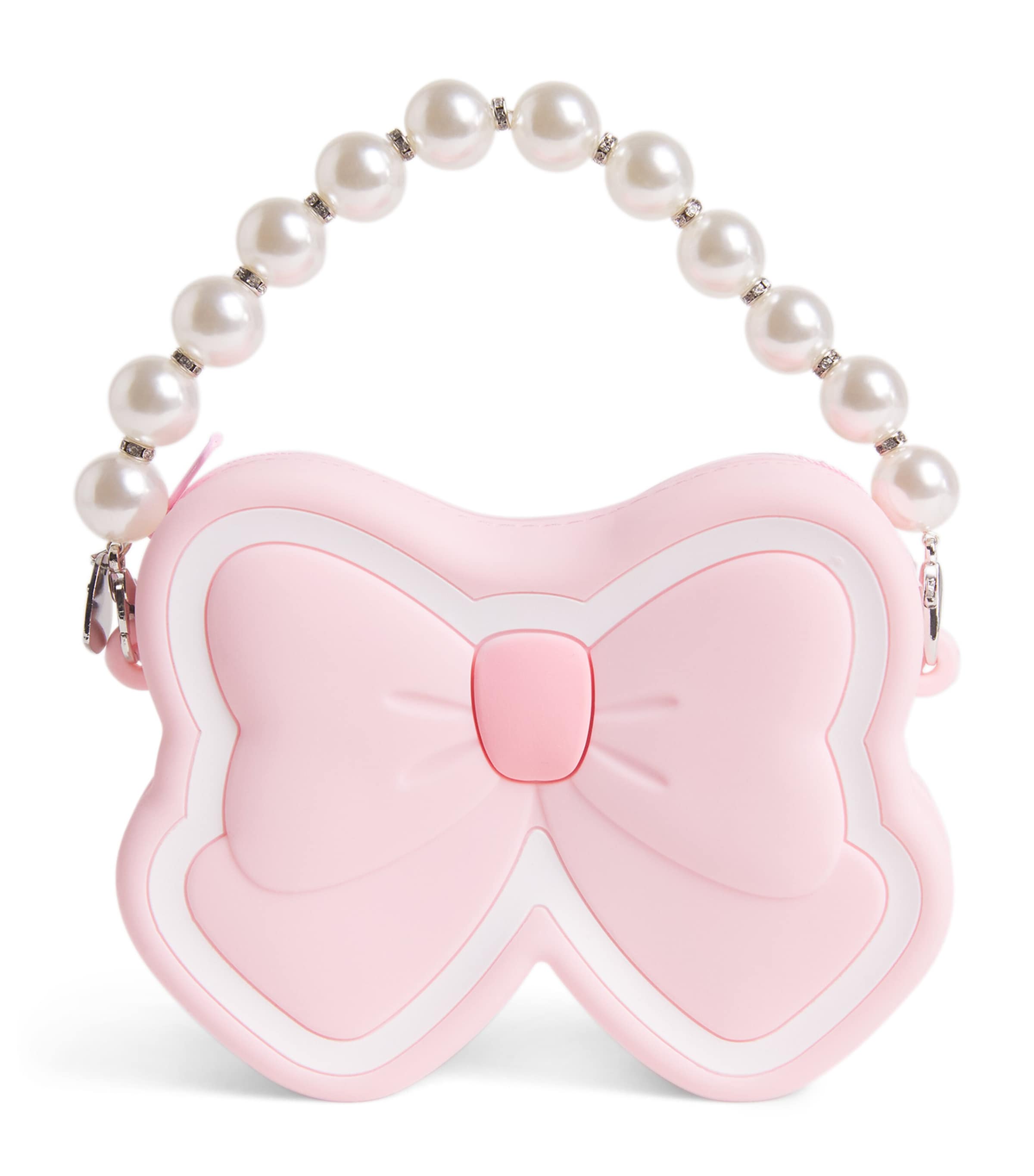 Monnalisa Bow Shoulder Bag Pink Fairytale