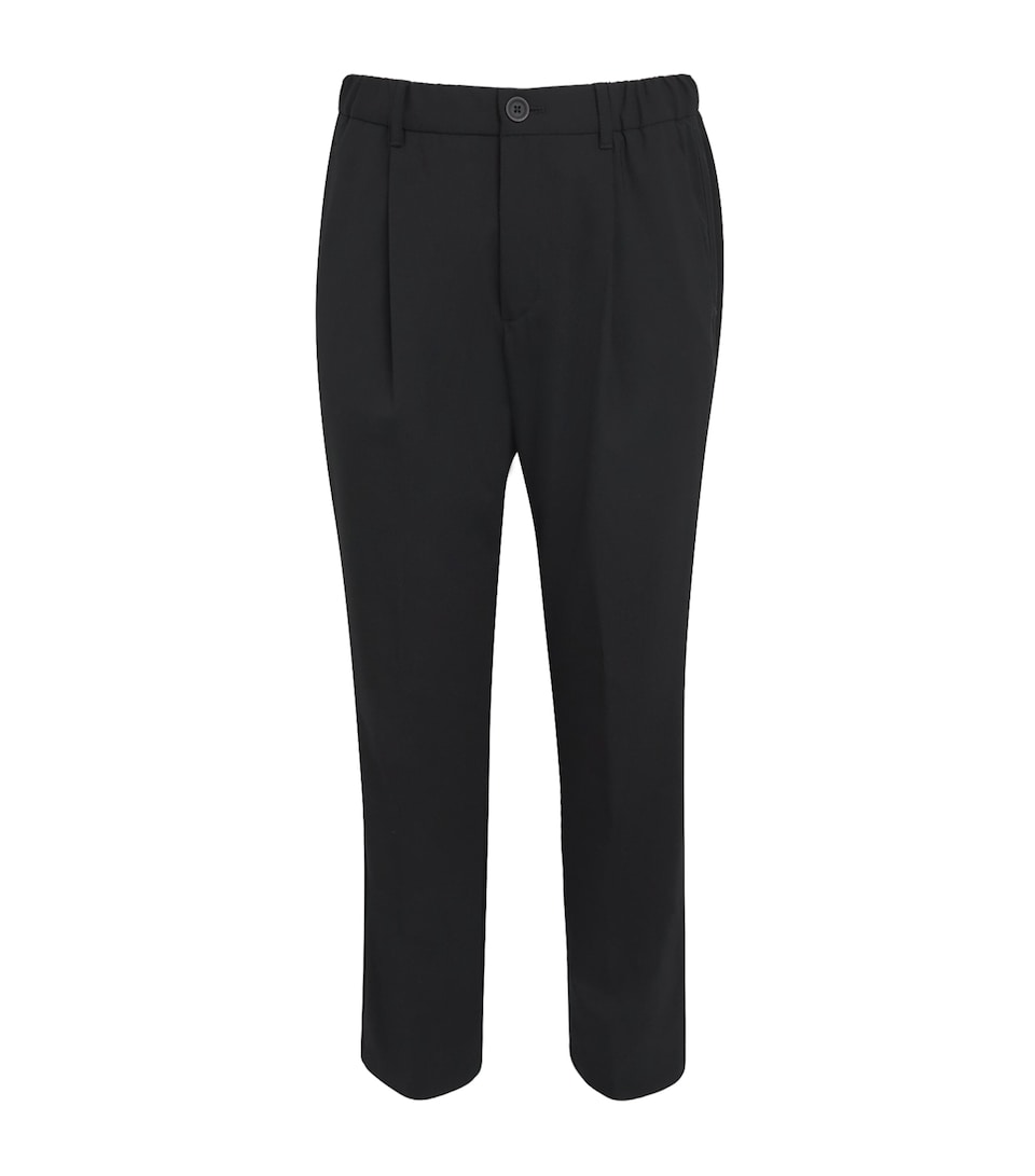 Herno Mens Technical Drawstring Trousers Nero