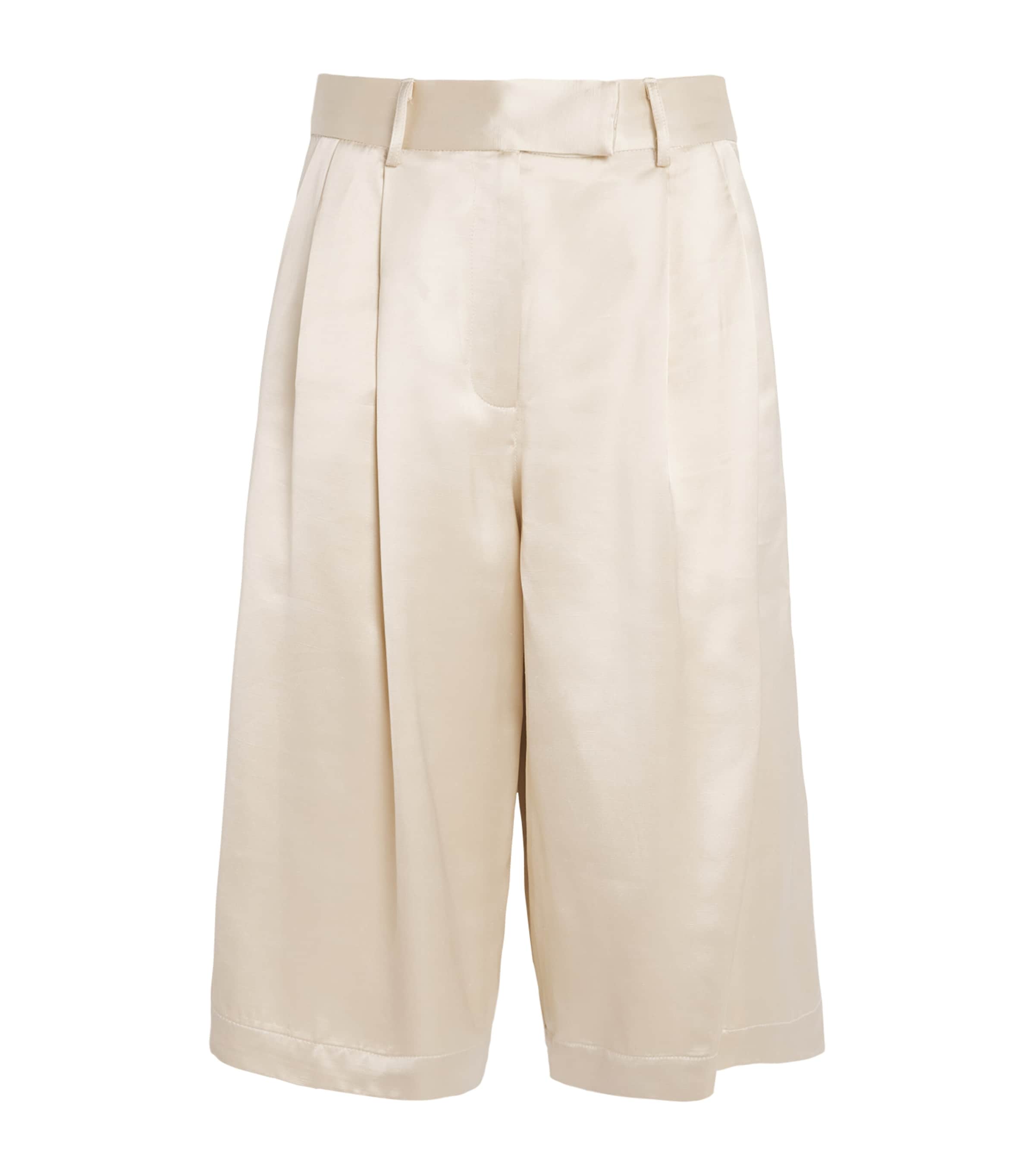 Satin Finesa Tailored Shorts