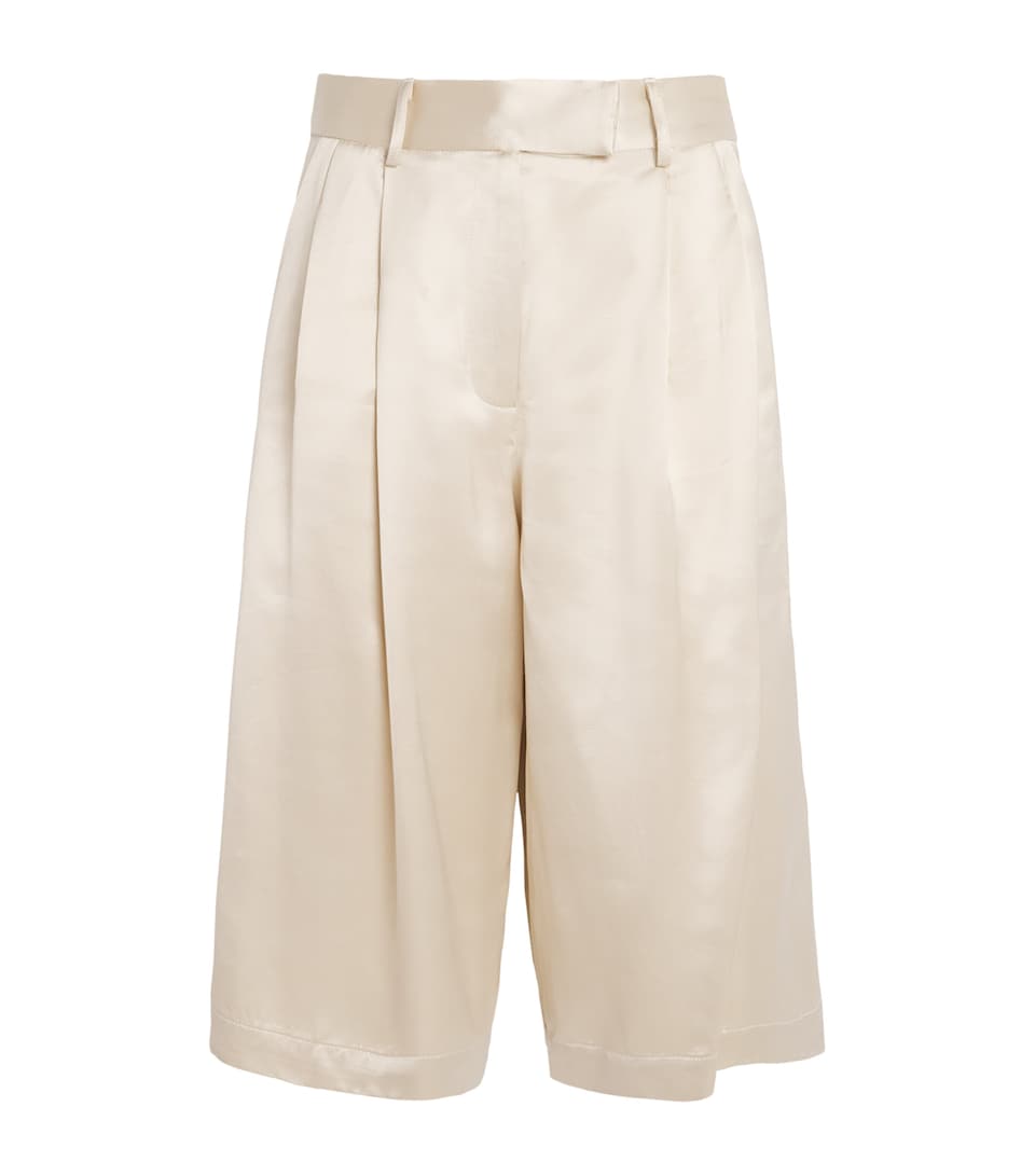 Satin Finesa Tailored Shorts
