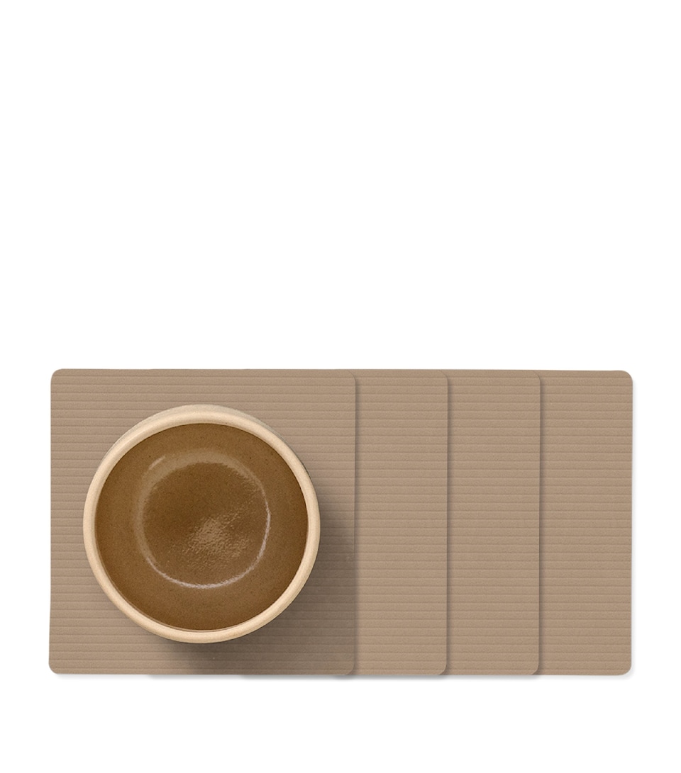 Square Corduroy Coasters (Set of 4)