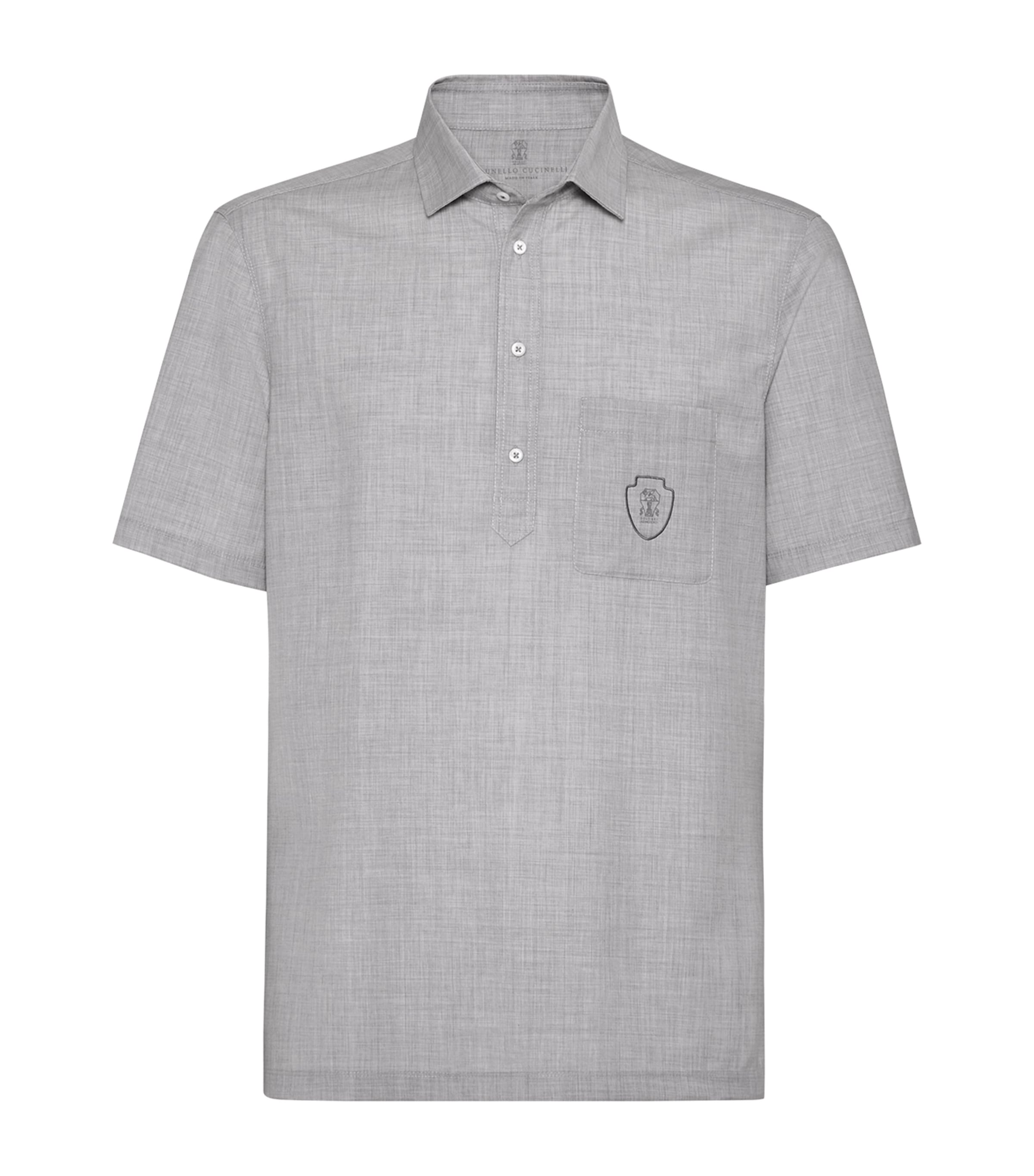 Virgin Wool Polo Shirt