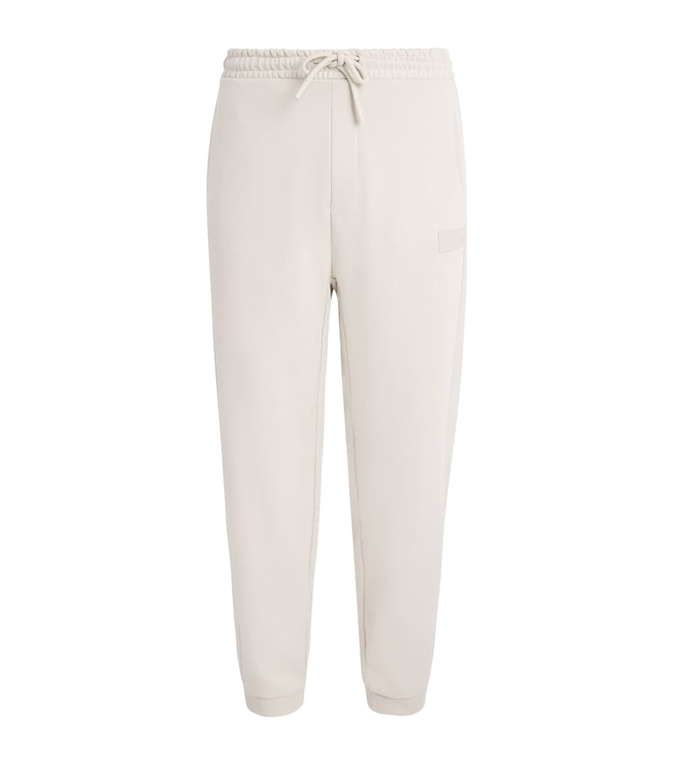 BOSS Mens French Terry Cuffed Sweatpants Light Beige