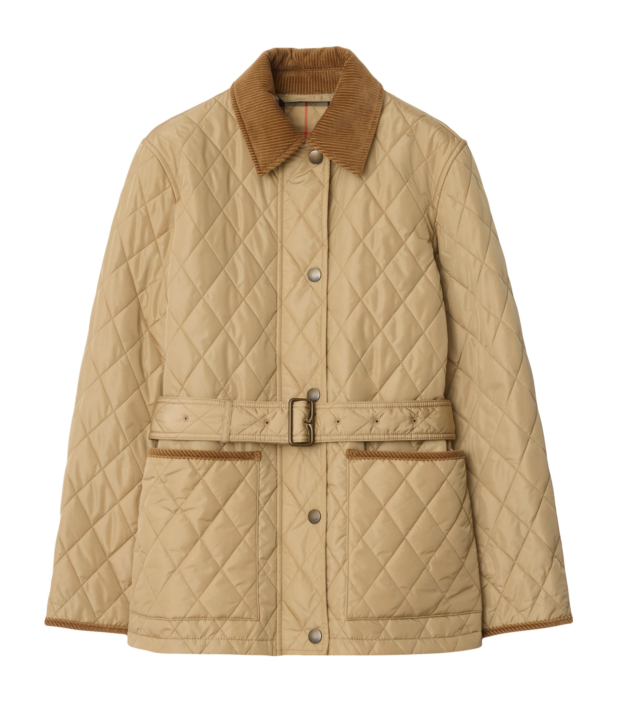 Quilted Belted Field Jacket