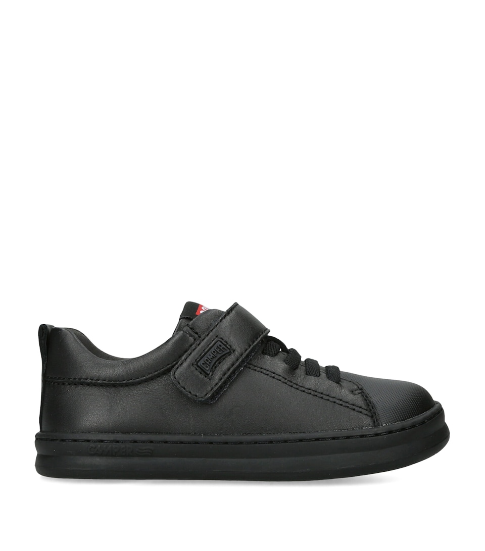 Camper Leather Runner School Shoes Black