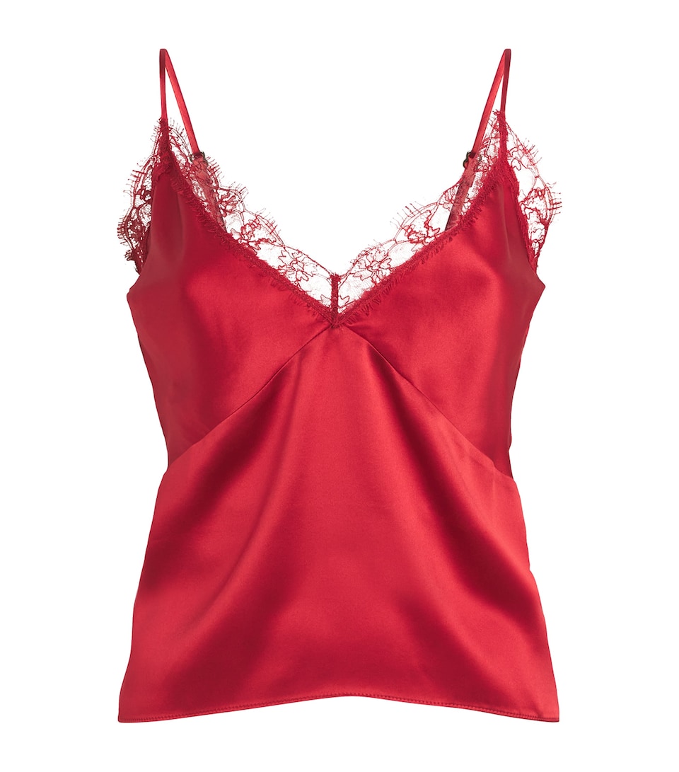 Lace-Trim Cami Top