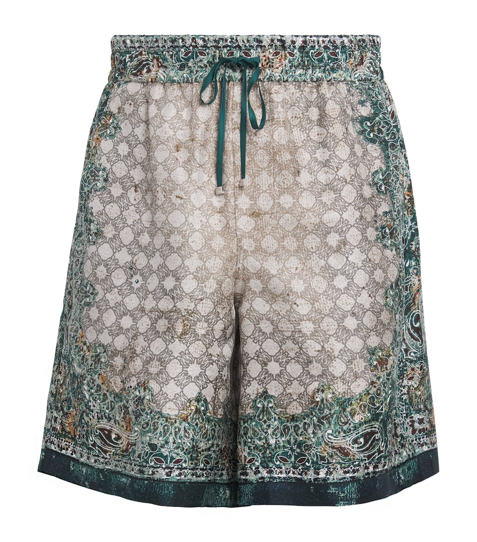 Bandana Print Shorts