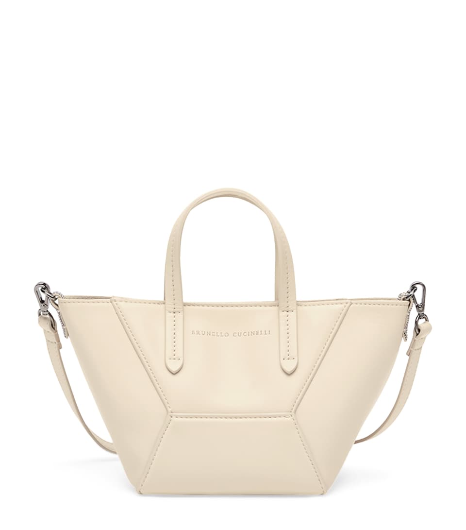 Mini Calfskin BC Duo Tote Bag