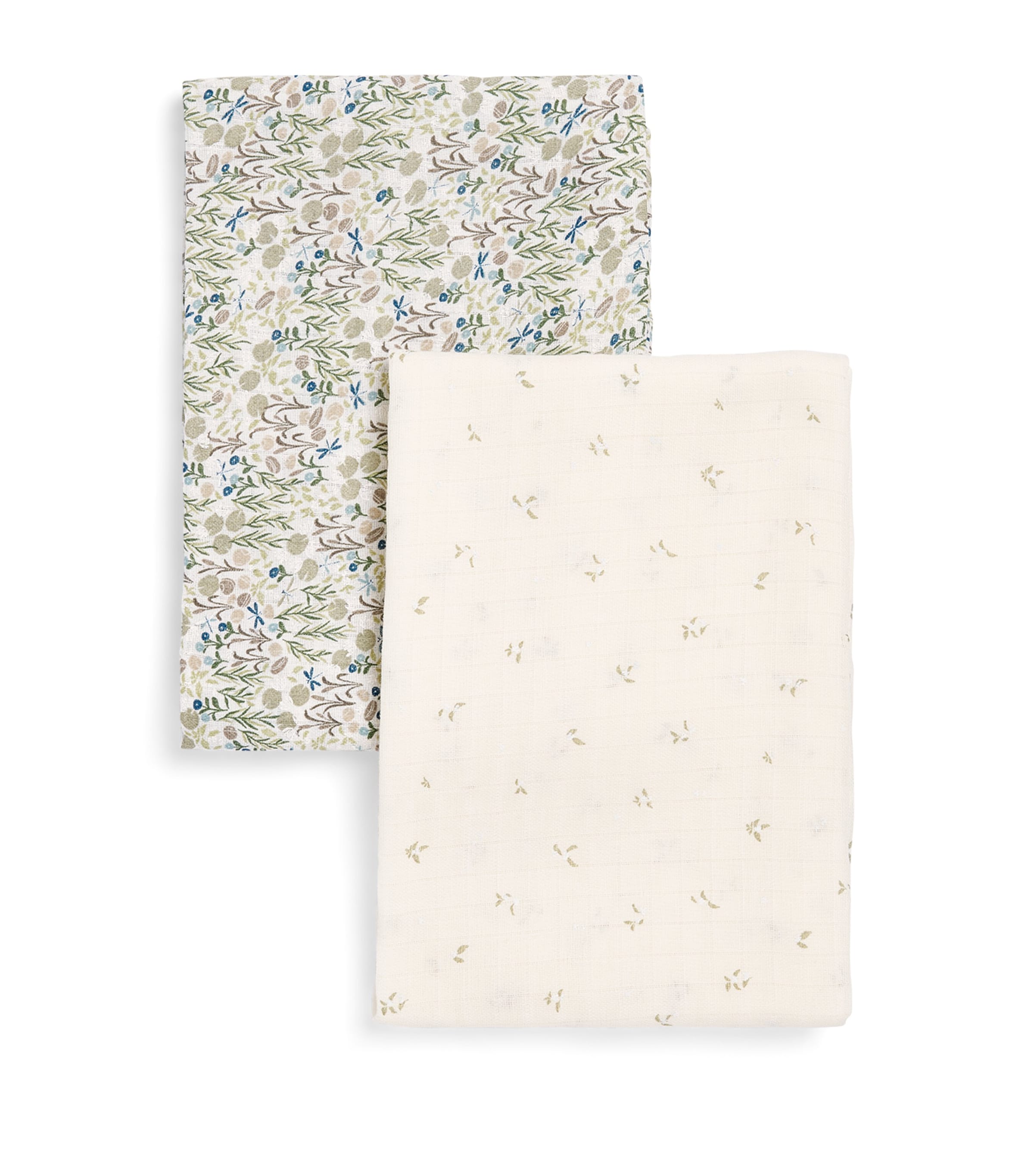 Avery Row Organic Cotton Extra-Large Muslins (Set of 2) Rvrbank/nttle Sctter