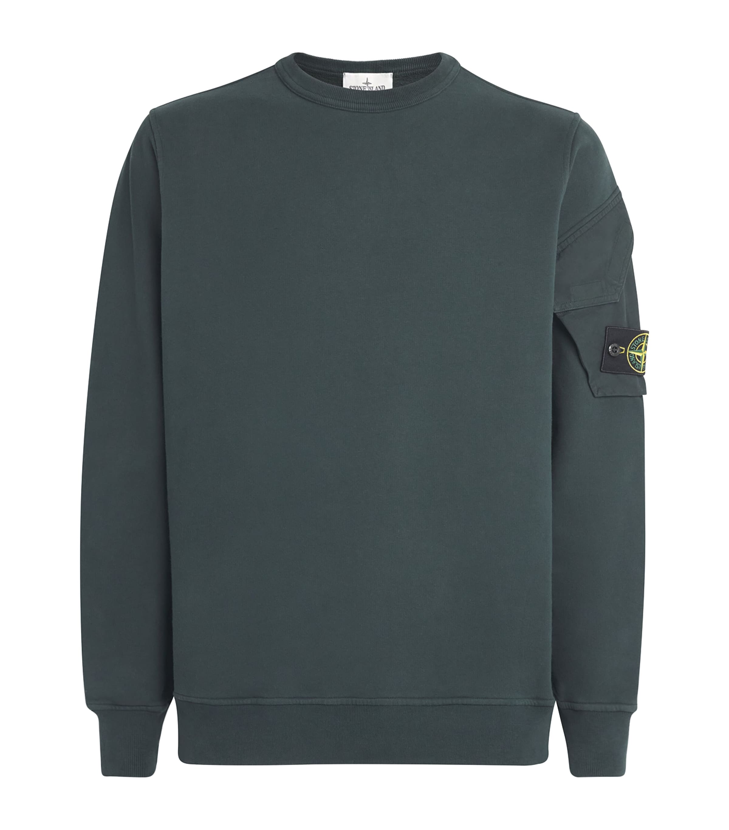 Stone Island Mens Cotton Compass Pocket Sweatshirt