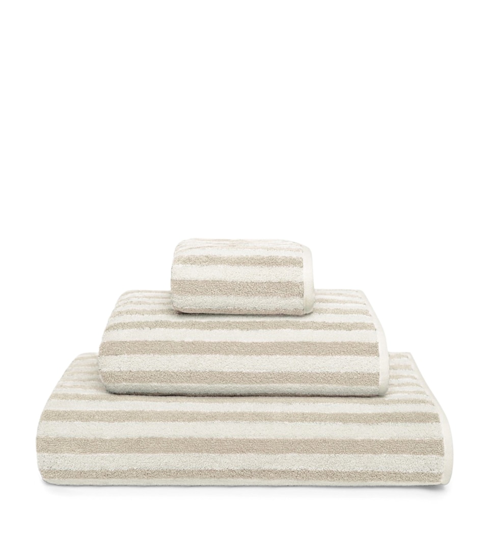 GRACCIOZA Cotton Douro Washcloth (30cm x 30cm) Snow/fog
