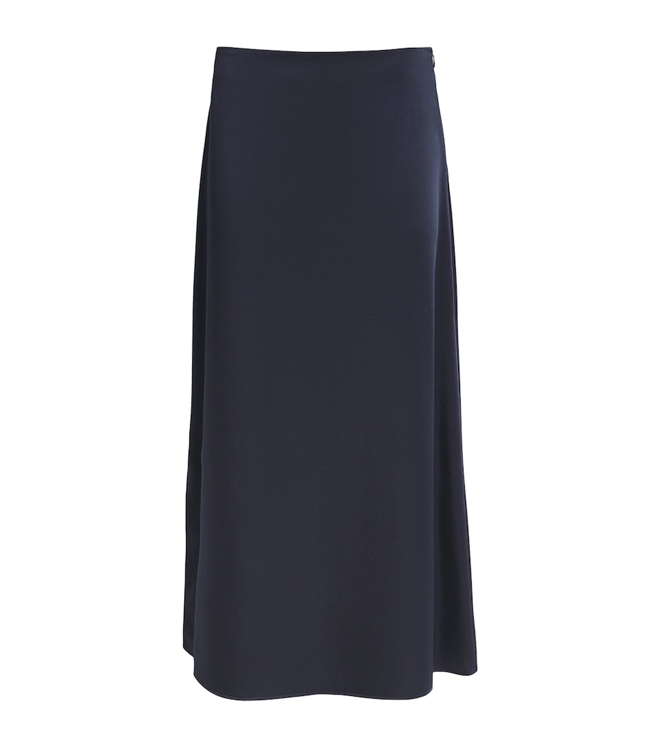 Satin Midi Skirt