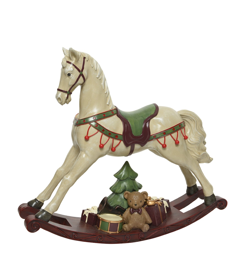 Harrods Polyresin Rocking Horse White/colour(s)