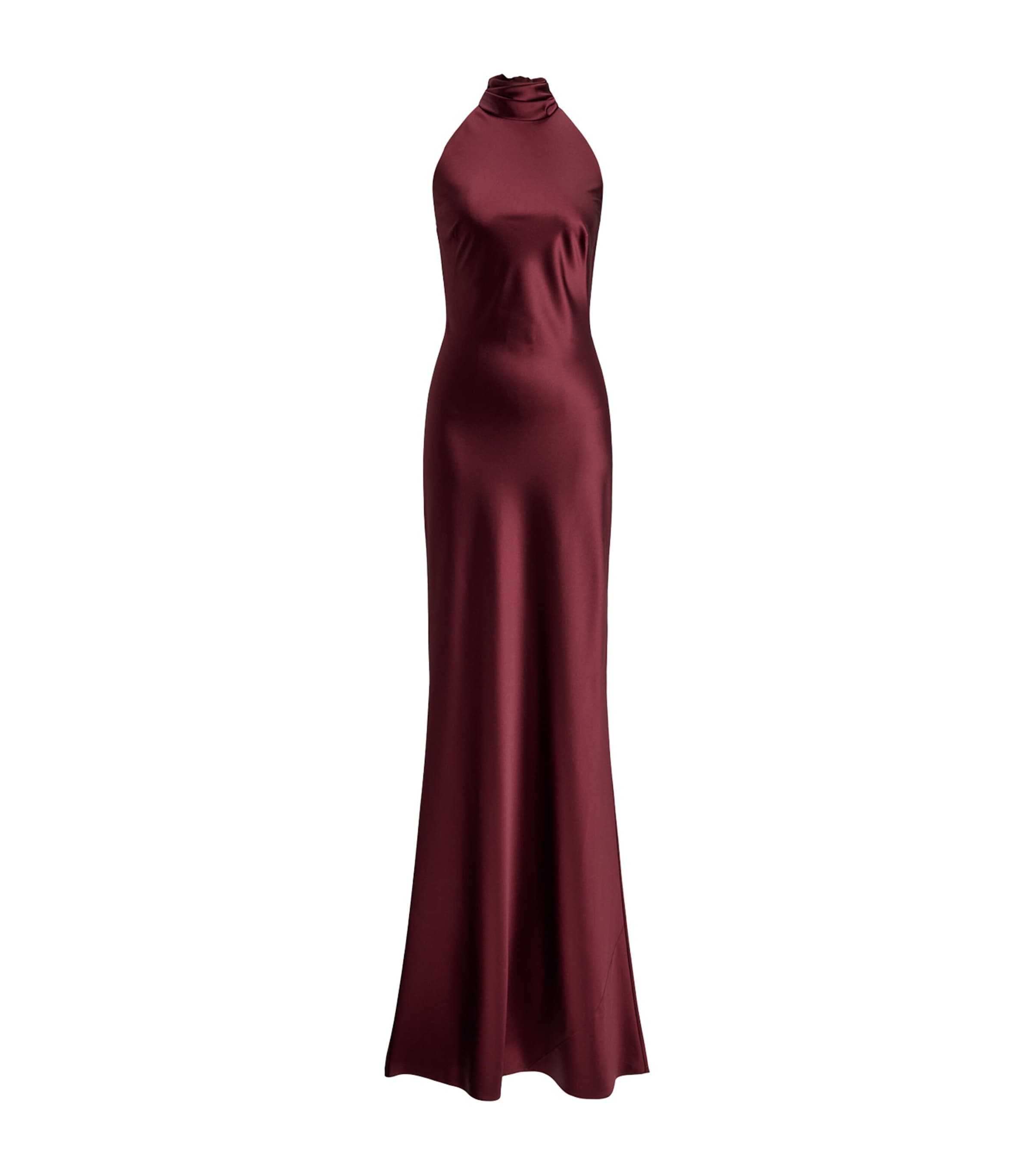 Ralph Lauren Collection Womens Chilton Maxi Dress Carmine