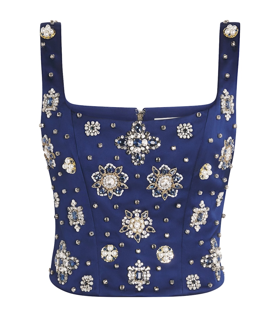 Embellished Lilliana Crop Top