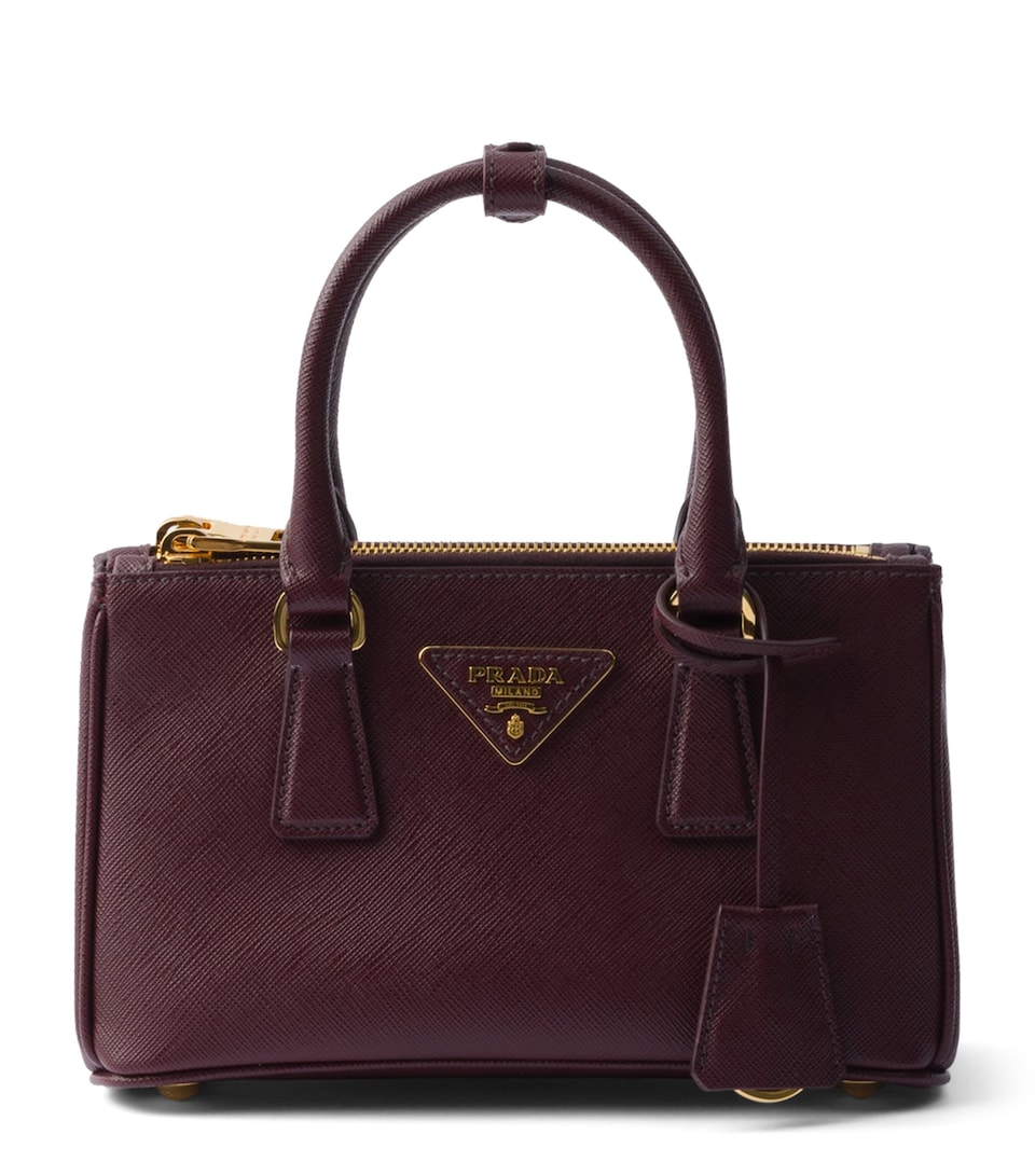 Mini Leather Galleria Top-Handle Bag