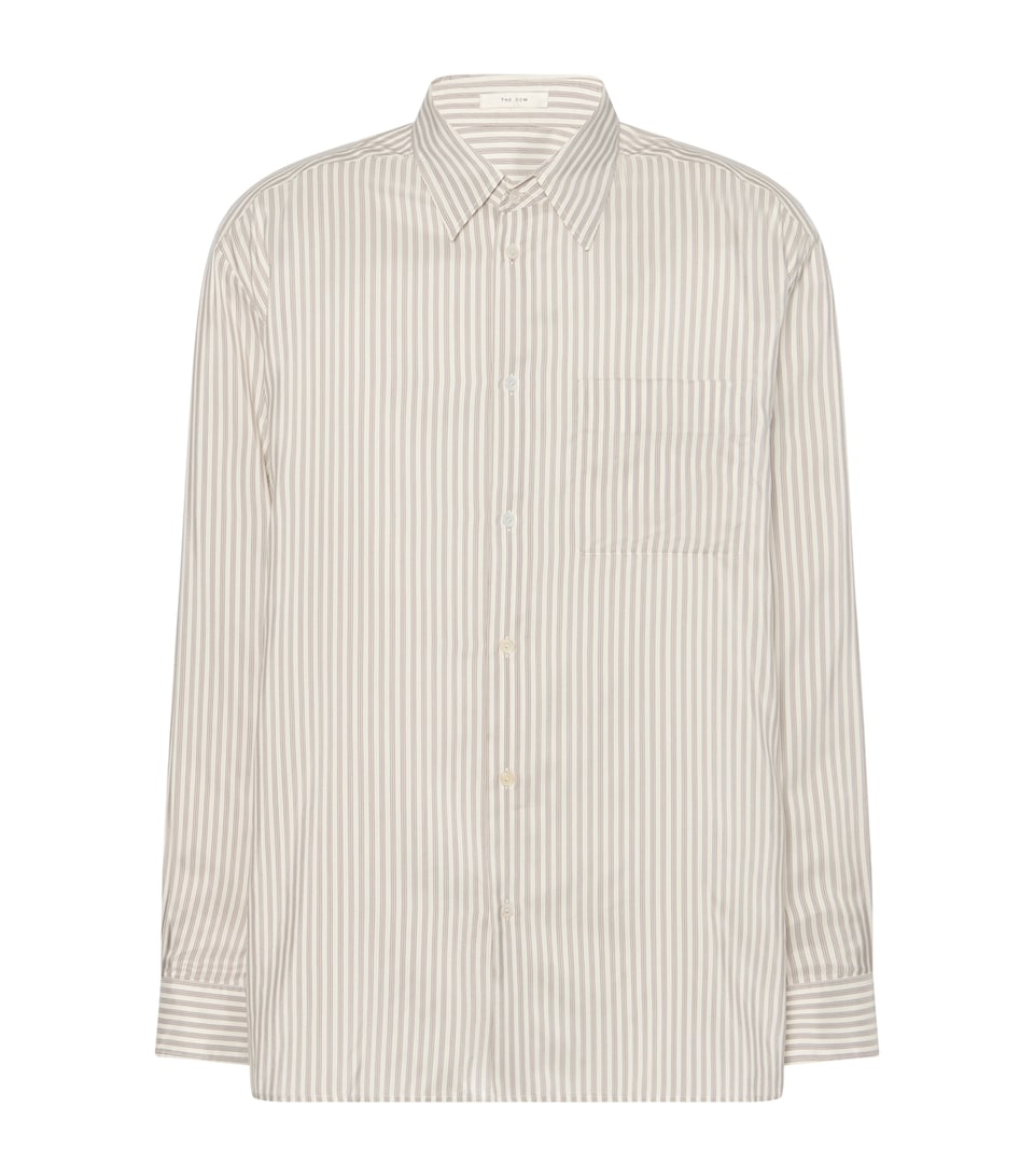 Feme Silk Stripe Shirt