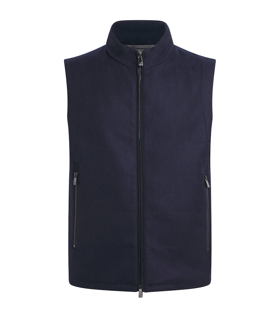 Silk-Cashmere Gilet