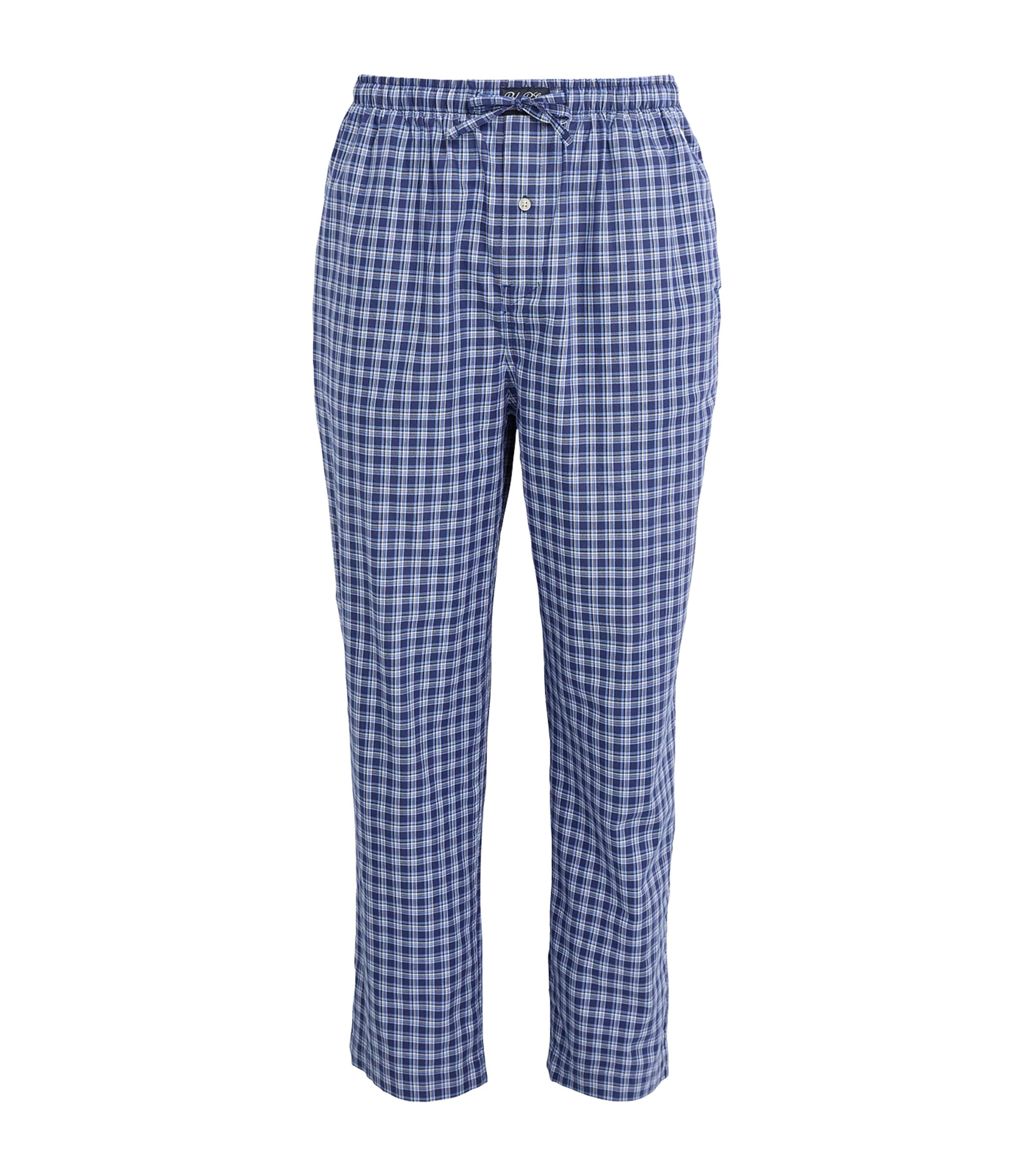 Cotton Check Pyjama Bottoms