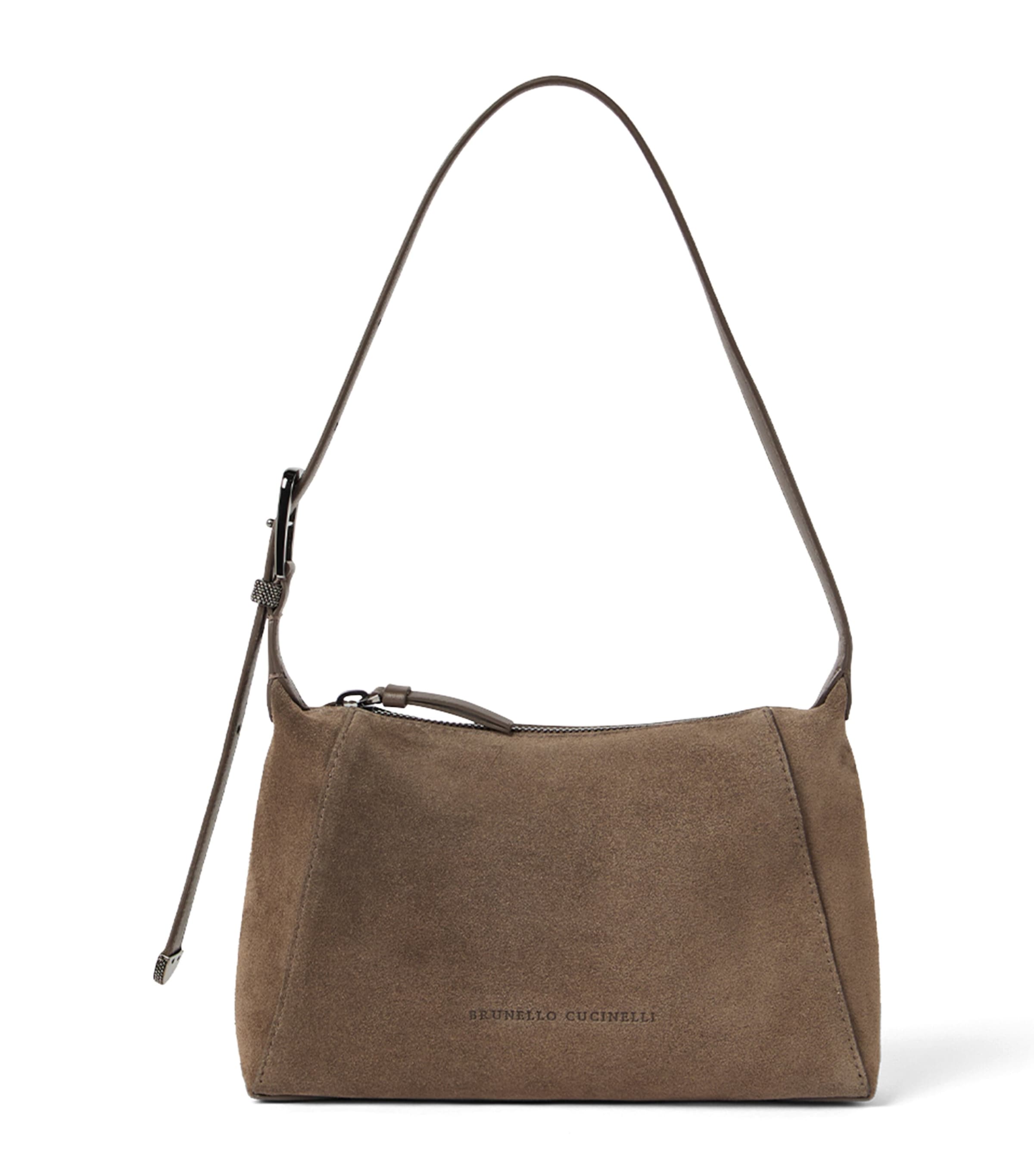 BRUNELLO CUCINELLI プレシャスチェーン付き ホーボーバッグ Women's handbags and shoppers | Brunello Cucinelli